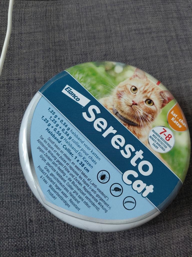 Seresto kattenhalsband: NIEUW, ongeopend. Kat overleden, Dieren en Toebehoren, Ophalen