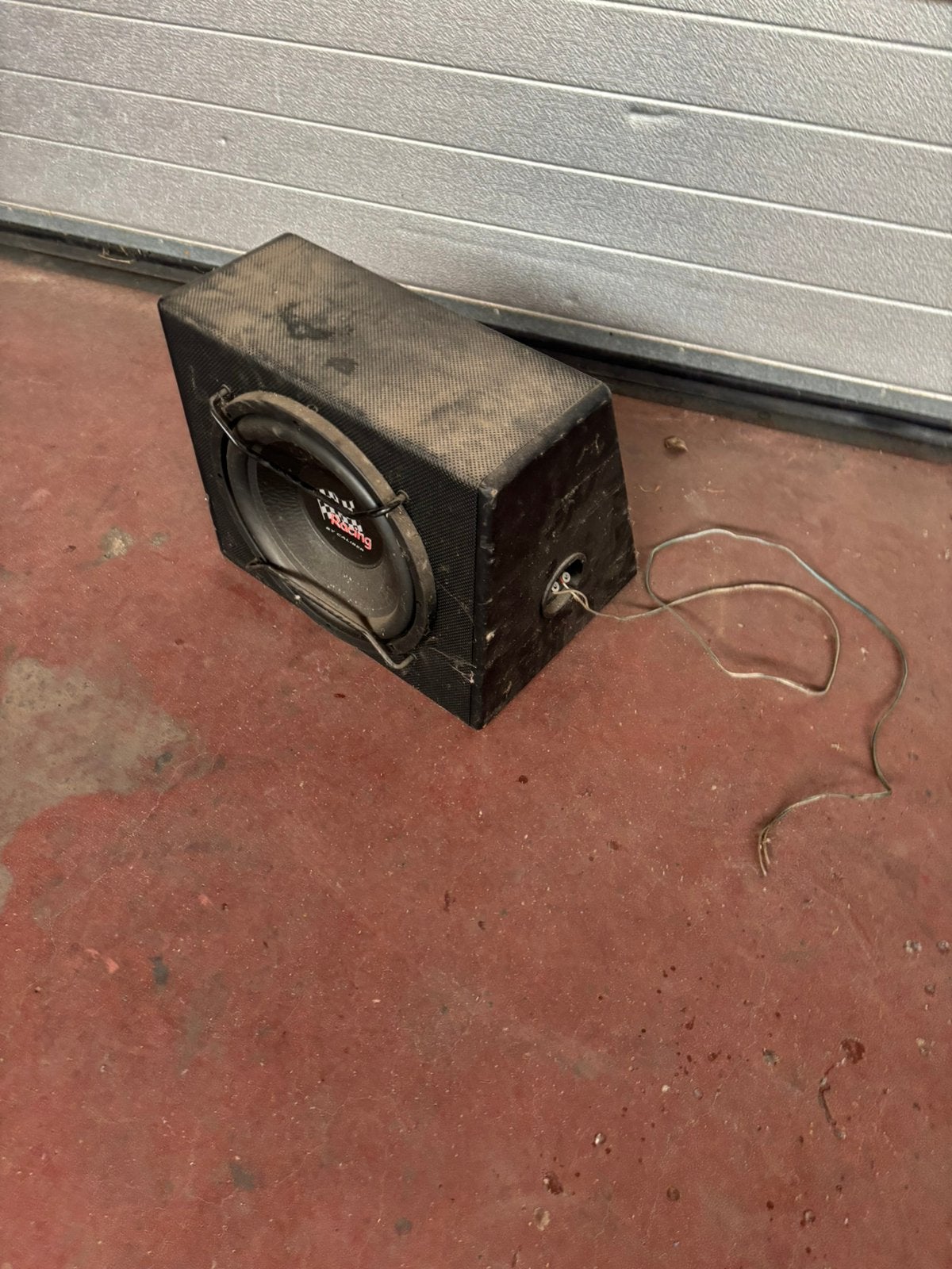 Baskast auto, Audio, Tv en Foto, Luidsprekerboxen, Ophalen, Zo goed als nieuw
