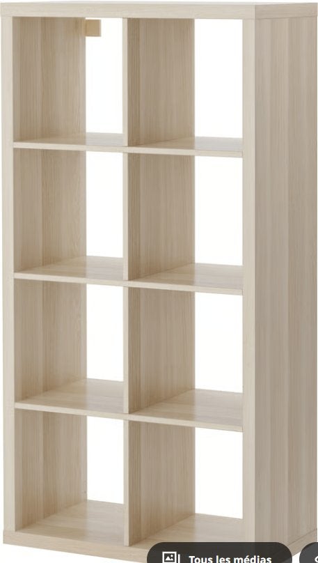 Meuble ikea KALLAX effet chêne blanchi, Maison & Meubles, Maison & Meubles | Autre, Enlèvement