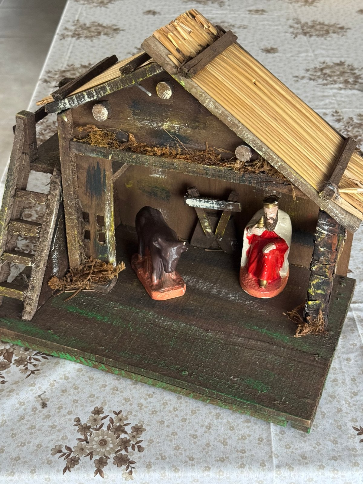 Kerststal hout, Enlèvement ou Envoi, Utilisé, Bois