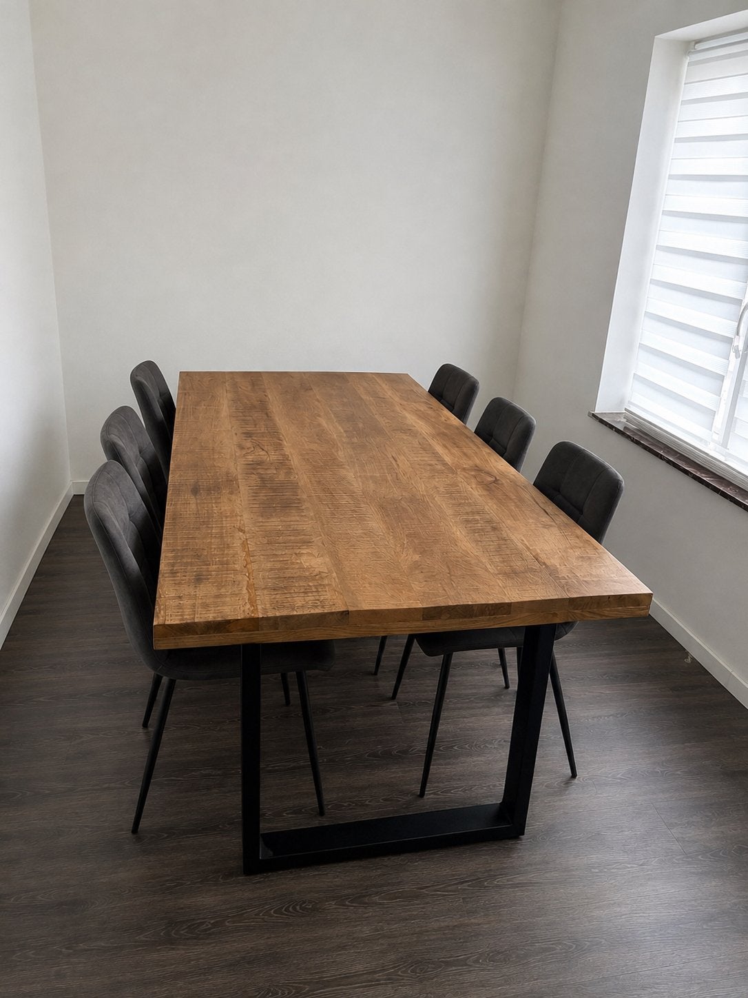 Salle a manger + table basse, Maison & Meubles, Autres essences de bois, Comme neuf, Enlèvement, Industriel