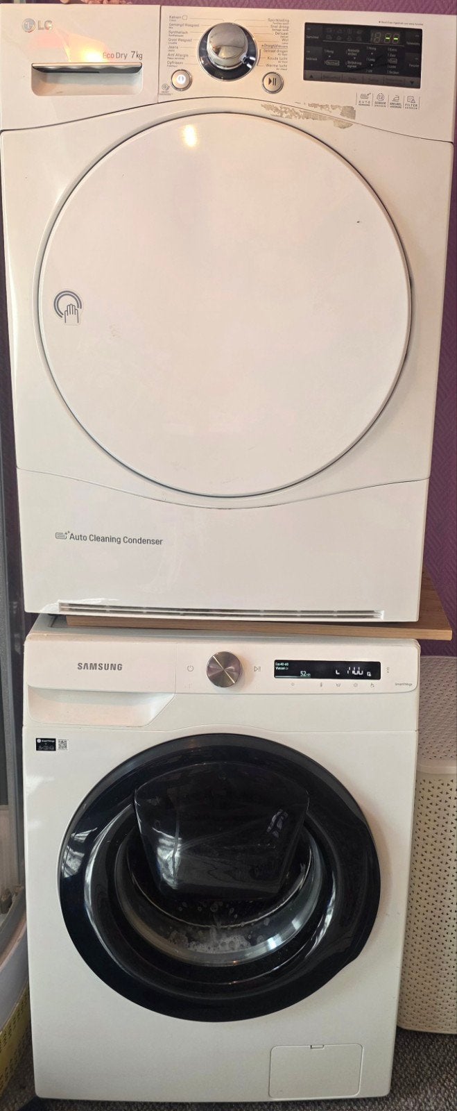 WASMACHINE EN DROOGKAST SAMEN TE KOOP, Ophalen