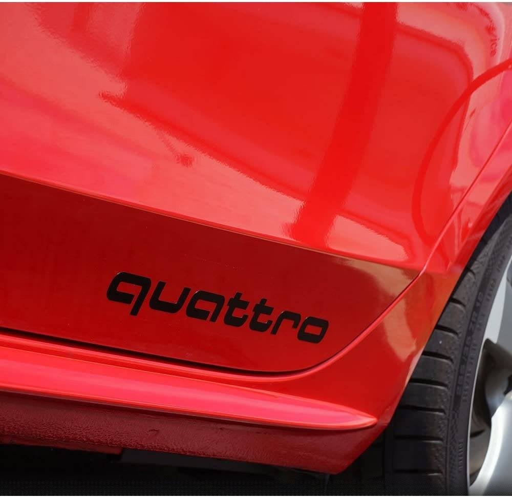 Audi quattro logo sticker, Ophalen of Verzenden, Nieuw, Auto of Motor