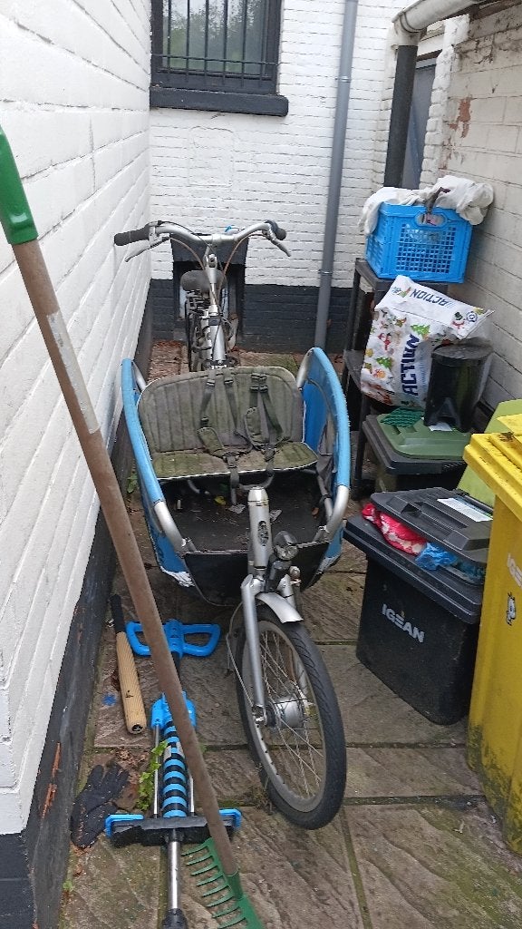 Baffiets gazelle extra keys nieuwe kabels spuit nog schoon, Fietsen en Brommers, Gebruikt, 3 kinderen, Ophalen of Verzenden, Gazelle