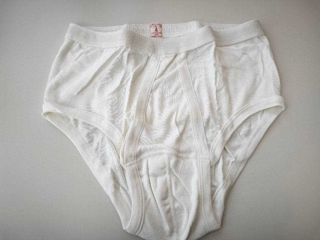 ABL leger ondergoed witte slip of onderbroek CVC - Mt 4, Enlèvement, Gendarmerie, Vêtements ou Chaussures