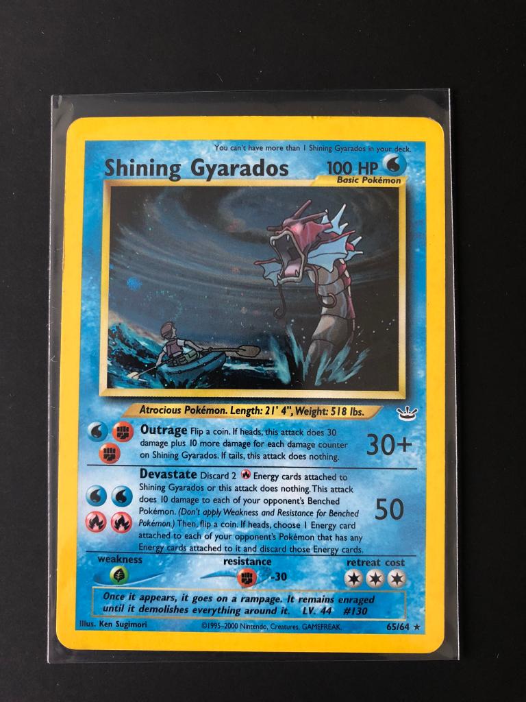 Shining gyarados neo revelation, Hobby en Vrije tijd, Ophalen of Verzenden, Nieuw, Losse kaart