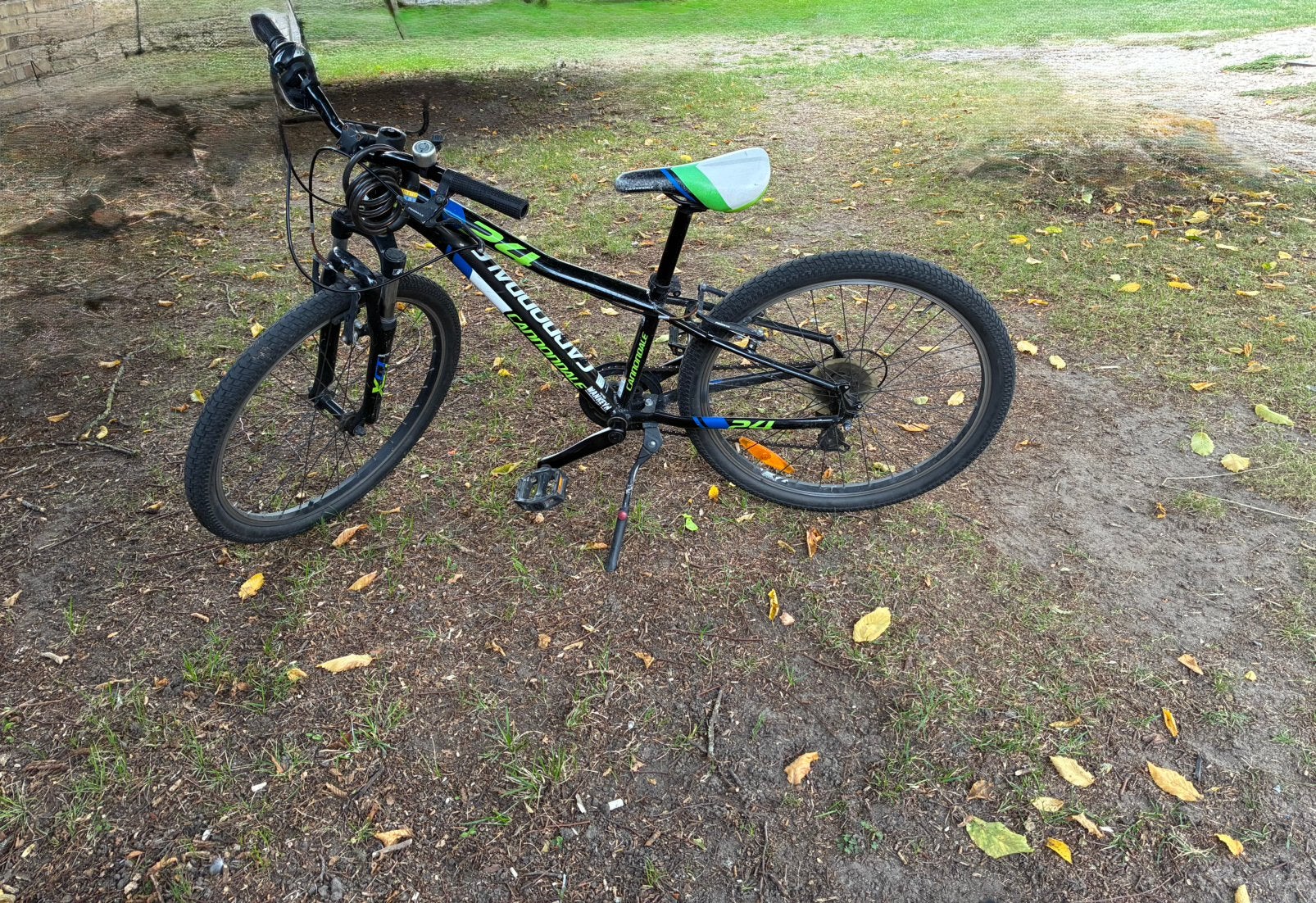 Cannondale fiets 24 inch zwart met groen jongensfiets, Fietsen en Brommers, Fietsen | Crossfietsen en BMX, Ophalen, Gebruikt, 20 tot 24 inch