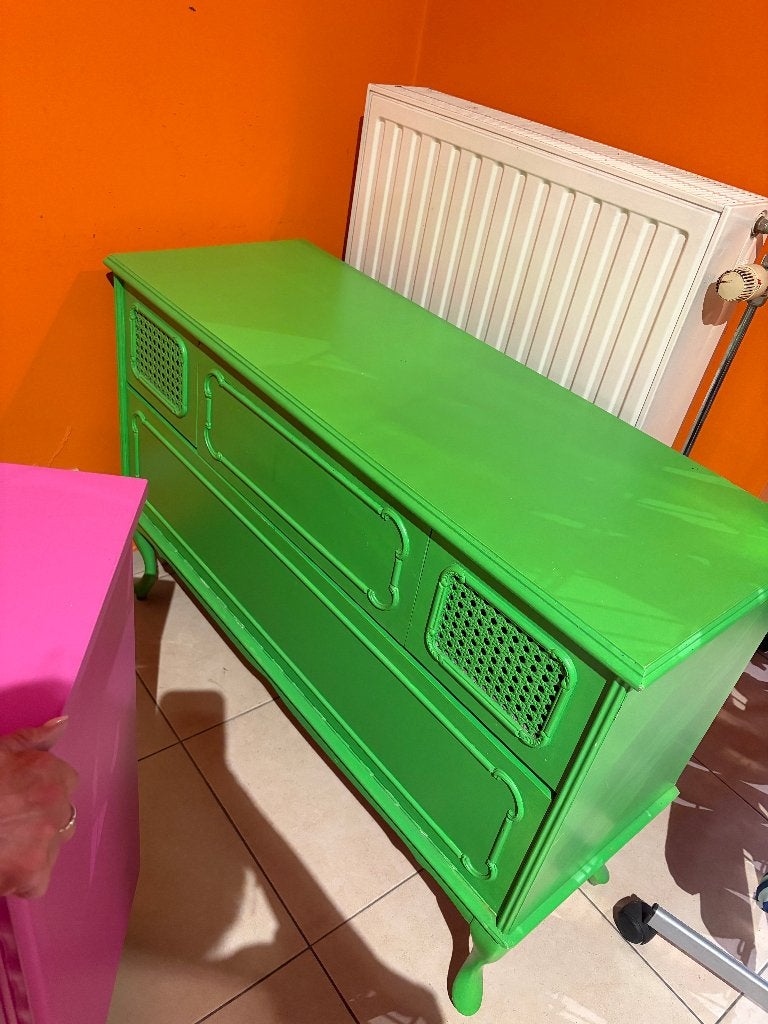 Groene wandkast, Ophalen, Gebruikt, Minder dan 150 cm, Minder dan 100 cm