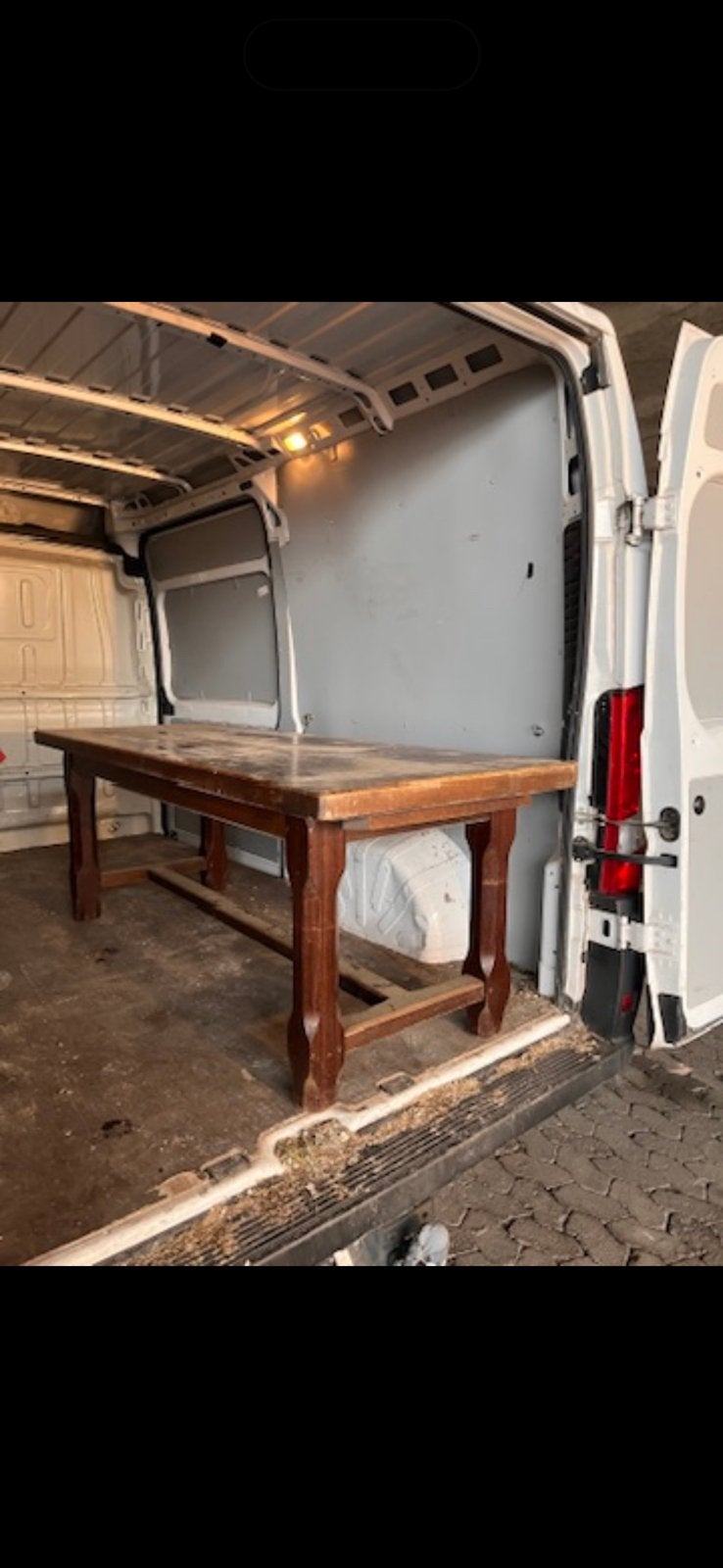 Table en bois massif + ses six chaises, Enlèvement ou Envoi
