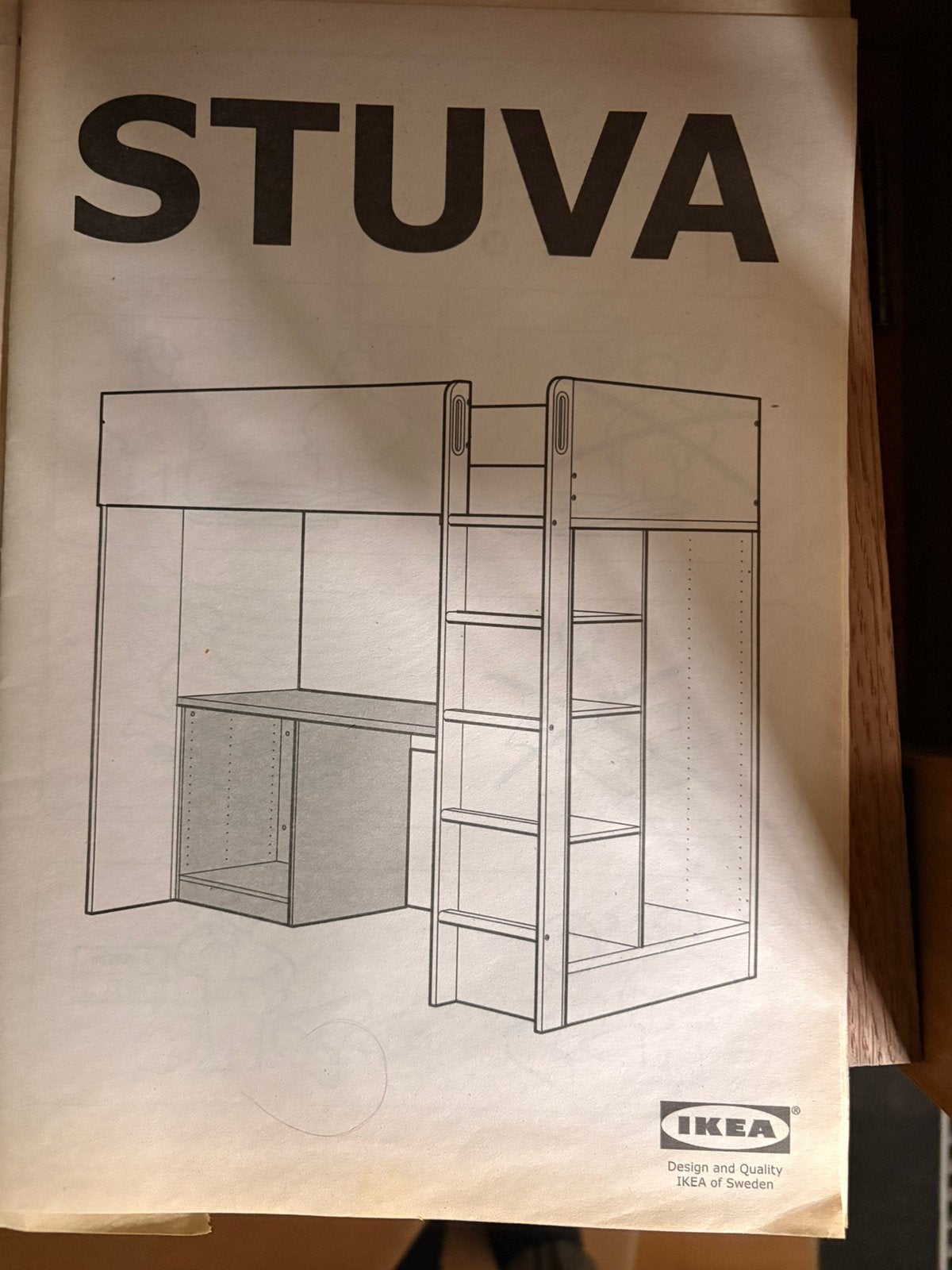 Stuva bed met bureau, Huis en Inrichting, Ophalen, Gebruikt, Hoogslaper