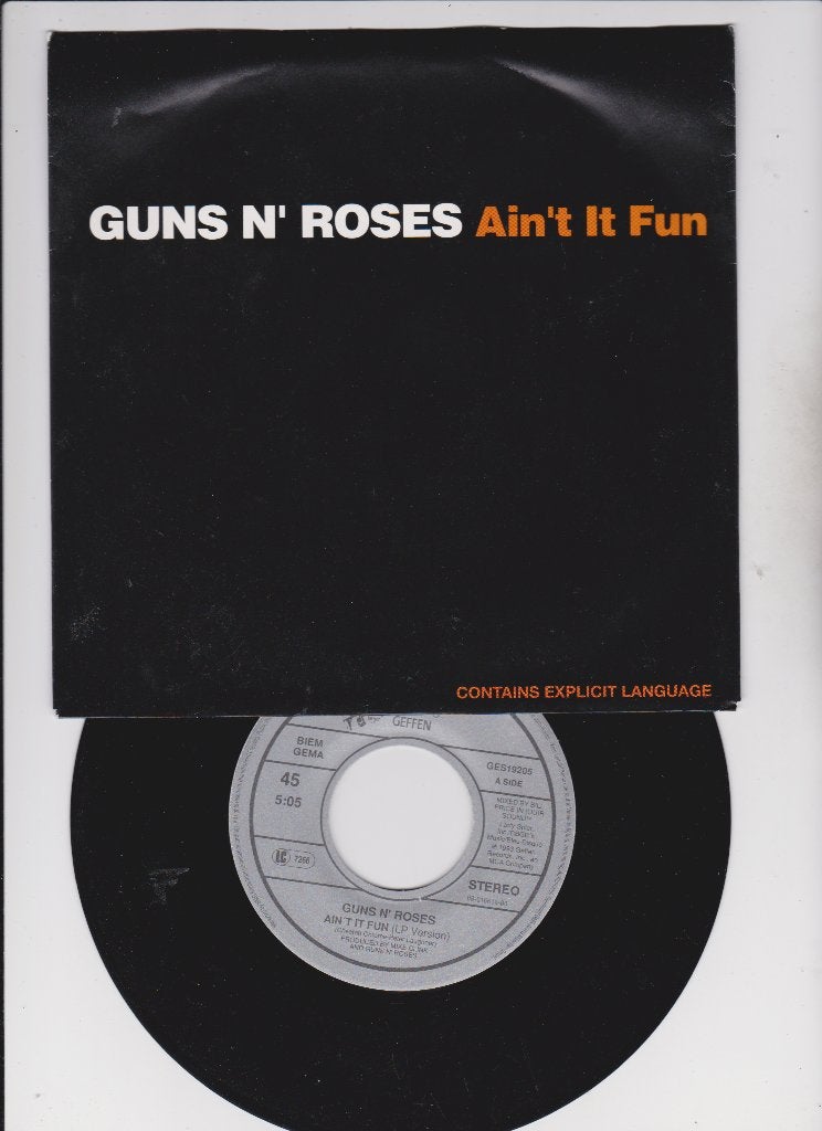 Guns N' Roses – Ain't It Fun  1993   nMINT RARE, Beschermende buitenhoes, Ophalen of Verzenden, Zo goed als nieuw, Rock en Metal