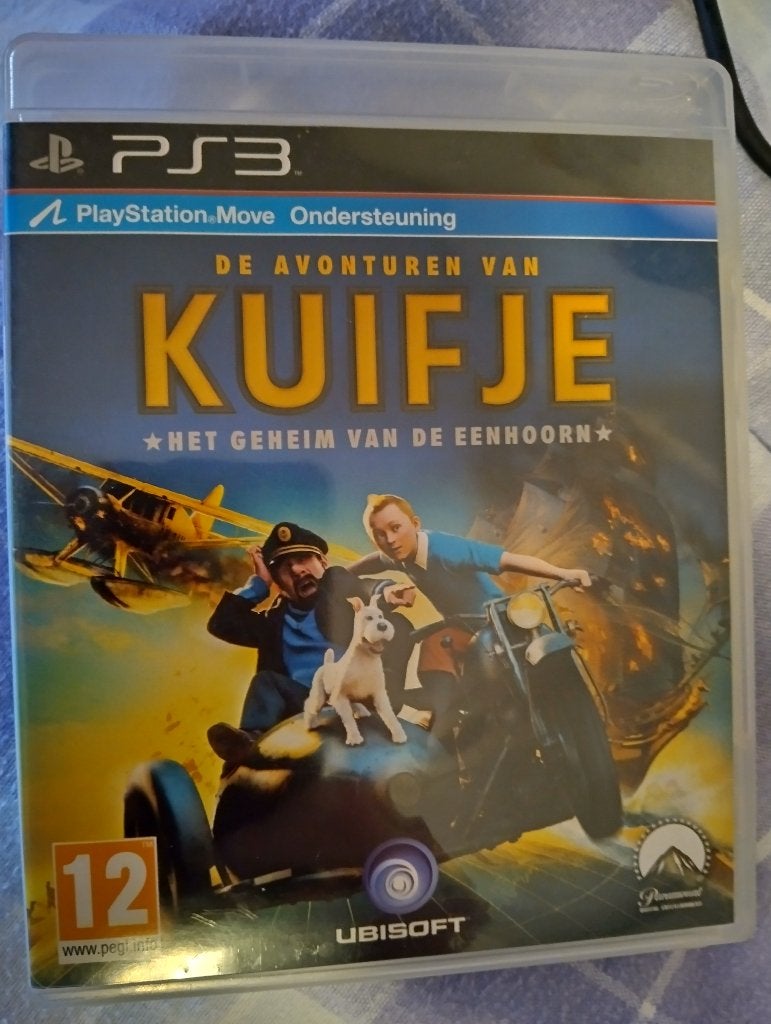 Kuifje het geheim van de eenhoorn ps3, Games en Spelcomputers, Ophalen of Verzenden, Zo goed als nieuw