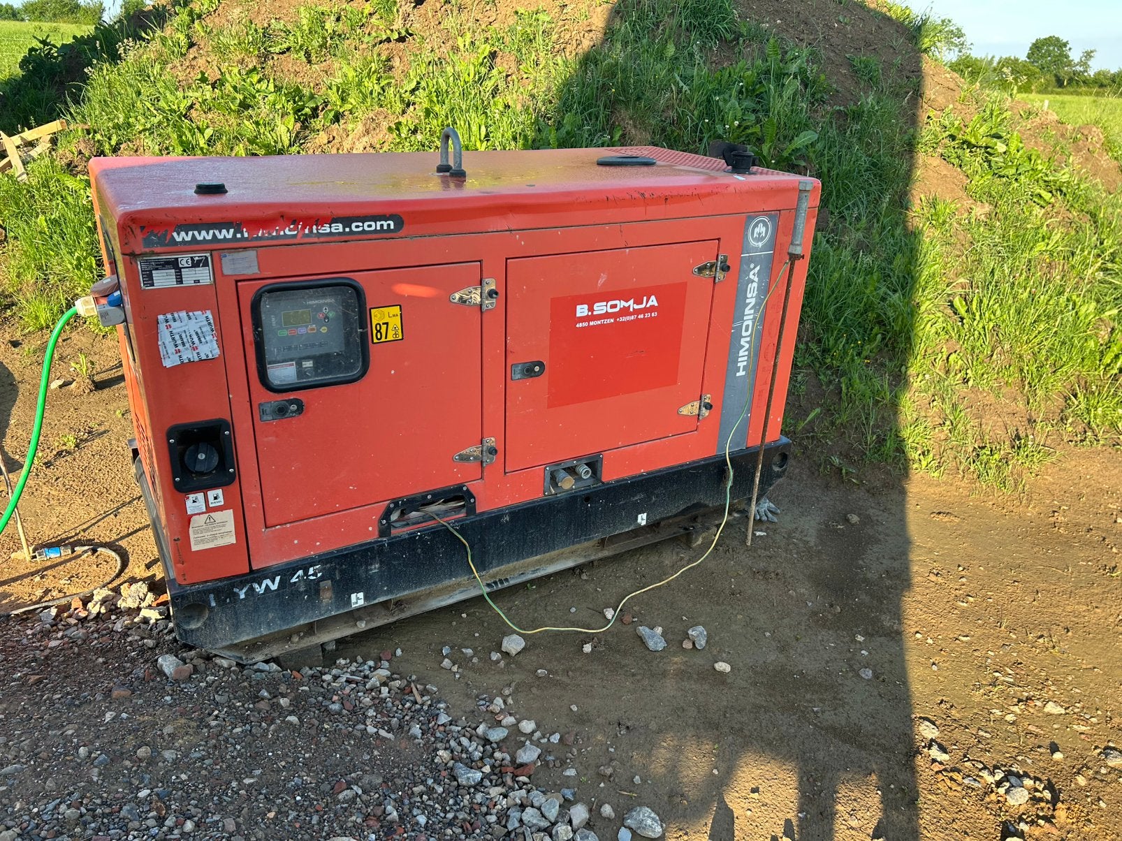 Groupe électrogène himoinsa 45kva, Enlèvement