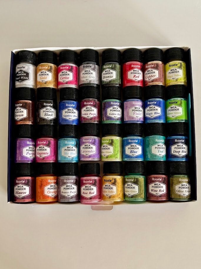 Micapoeder - metallic poeder voor het maken van juwelen, Hobby en Vrije tijd, Ophalen of Verzenden, Zo goed als nieuw, Overige typen