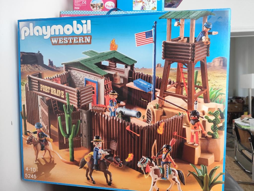 Playmobil 5245 - Grand fort des soldats américains, Ophalen, Nieuw, Complete set