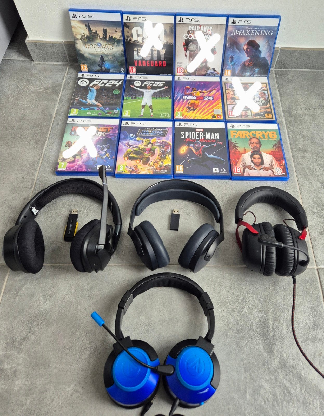 accessoires et jeux ps5, Enlèvement, Comme neuf