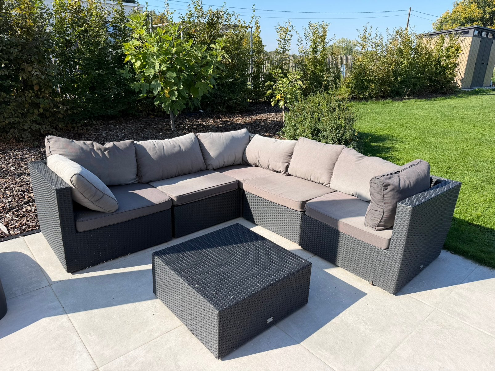 Set lounge 7 personnes, Enlèvement, Utilisé, 7 places, Sets de jardin
