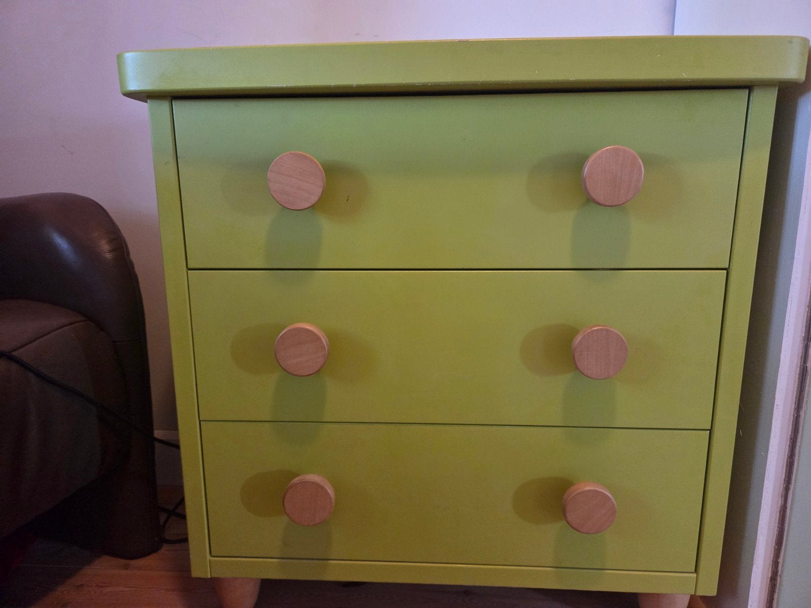 groene kinderkast met laden, Kinderen en Baby's, Ophalen, Gebruikt, Commode