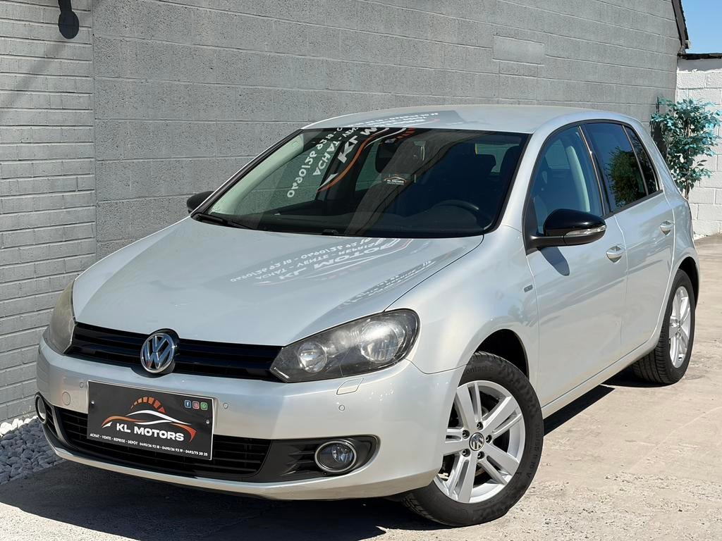 VW GOLF 6 ÉDITION MATCH 1.2TSI ESSENCE 146 000KM 2012 CT OK, Auto's, Voorwielaandrijving, Euro 5, Zwart, Leder