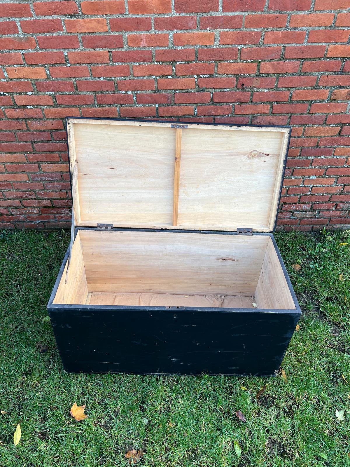 Grande boîte de rangement en bois, Jardin & Terrasse, Enlèvement, Utilisé, Bois