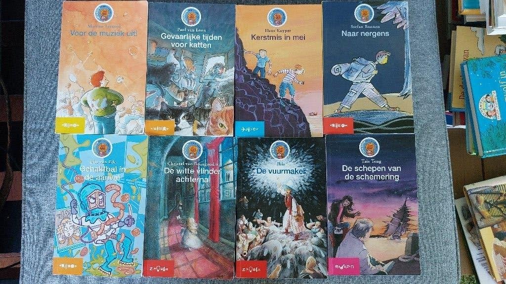 8 Leesleeuw boeken, leerjaar 4, Boeken, Ophalen of Verzenden, Zo goed als nieuw, Fictie