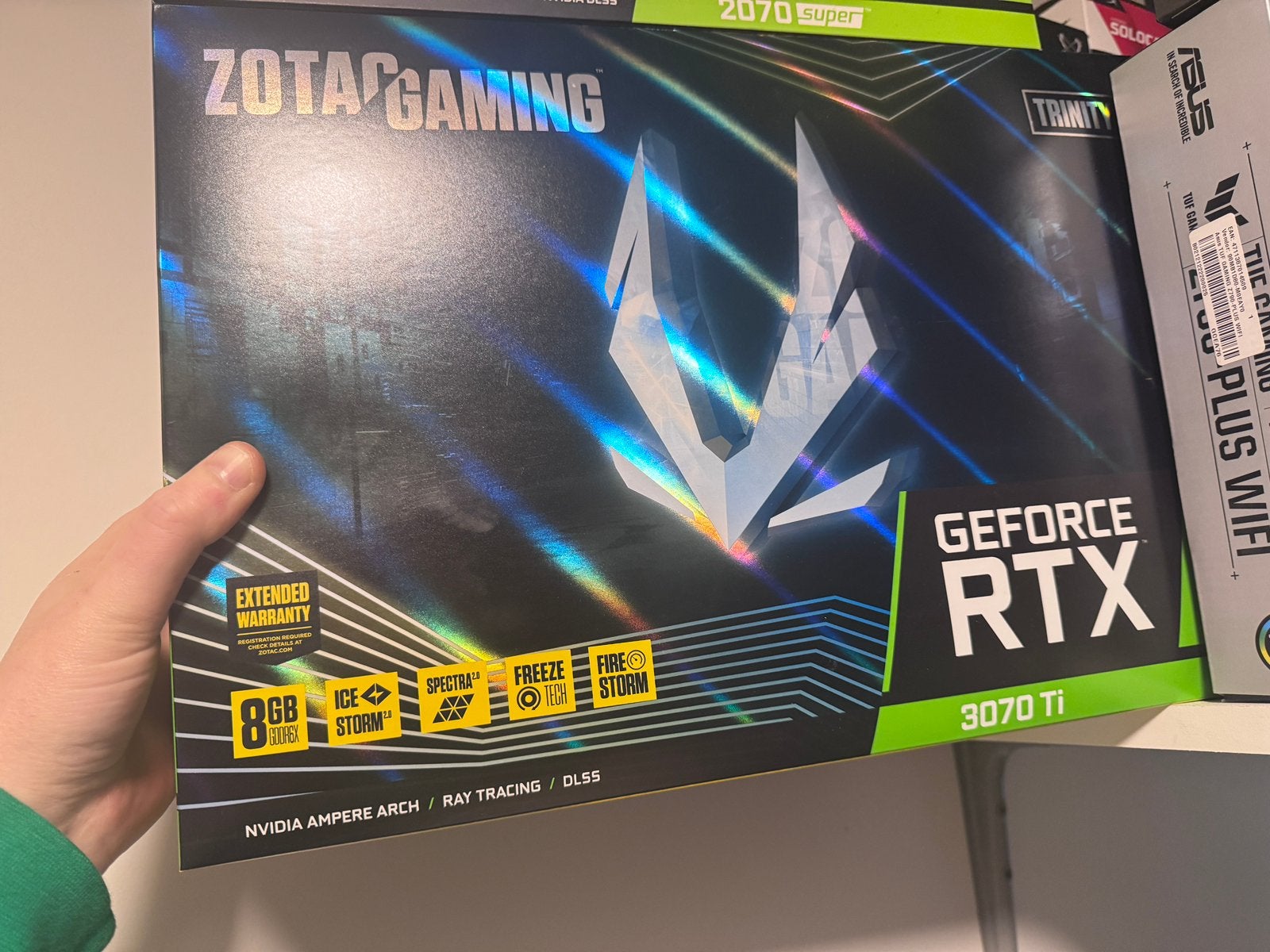 Nvidia 3070ti OC Zotac, Enlèvement