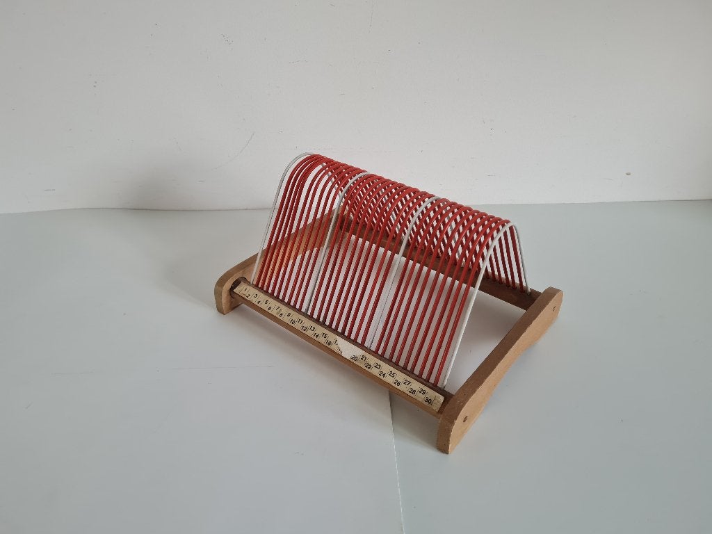 vintage LP rek, platenrek, platenhouder voor 30 LP's, Verzamelen, Ophalen of Verzenden