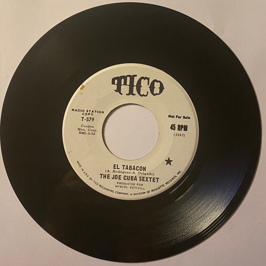 The  Joe Cuba Sextet-El Tabacon Latin Soul Boogaloo promo, Latin en Salsa, Gebruikt, 7 inch, Promo