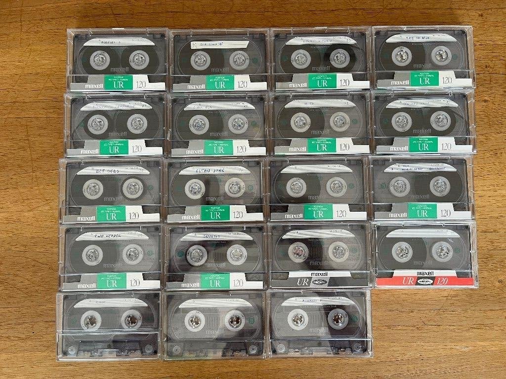 21 MAXELL cassettes IEC I position Normal (lot 1), Enlèvement ou Envoi, Utilisé, 2 à 25 cassettes audio, Pré-enregistrées