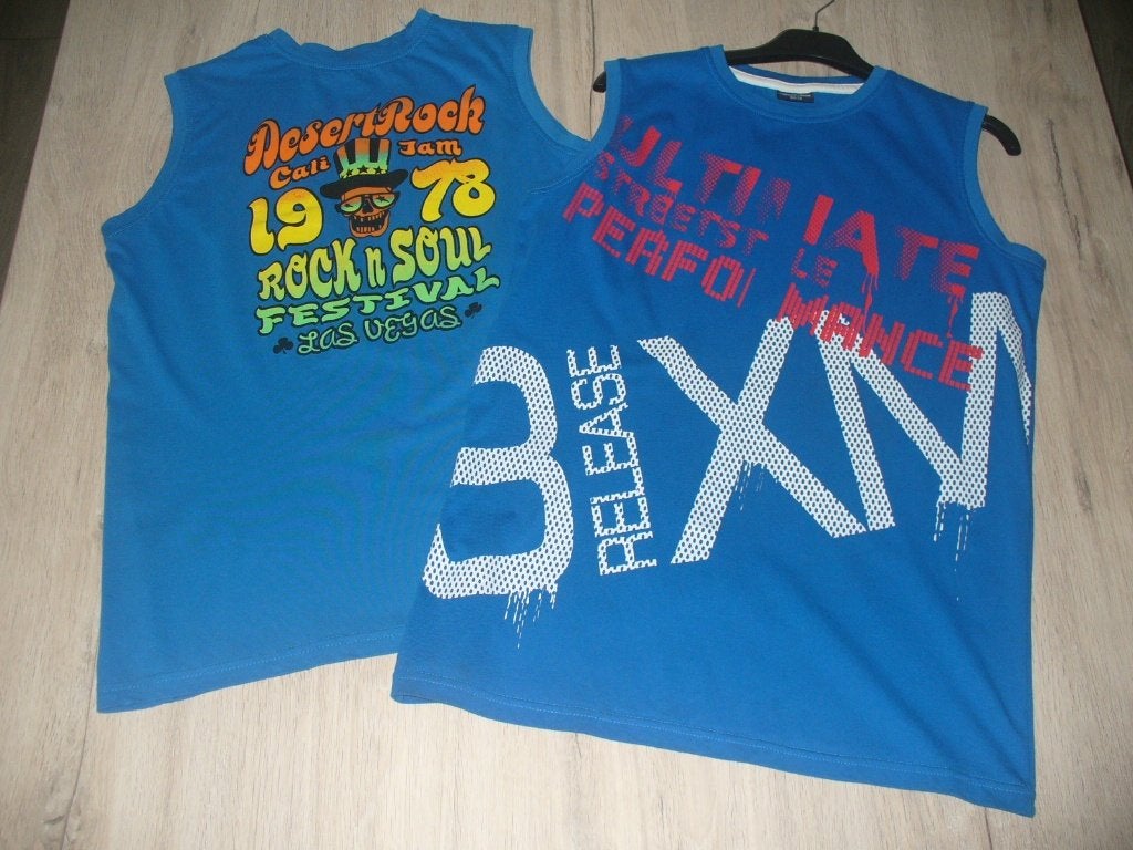2 shirts maat 164 - 170, Kinderen en Baby's, Ophalen of Verzenden, Zo goed als nieuw, Scamps&boys, Shirt of Longsleeve