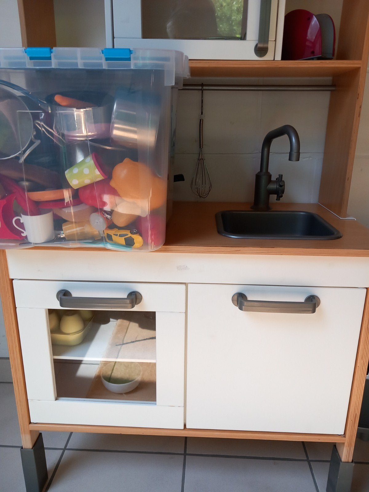Speelkeuken, Ophalen, Speelkeuken