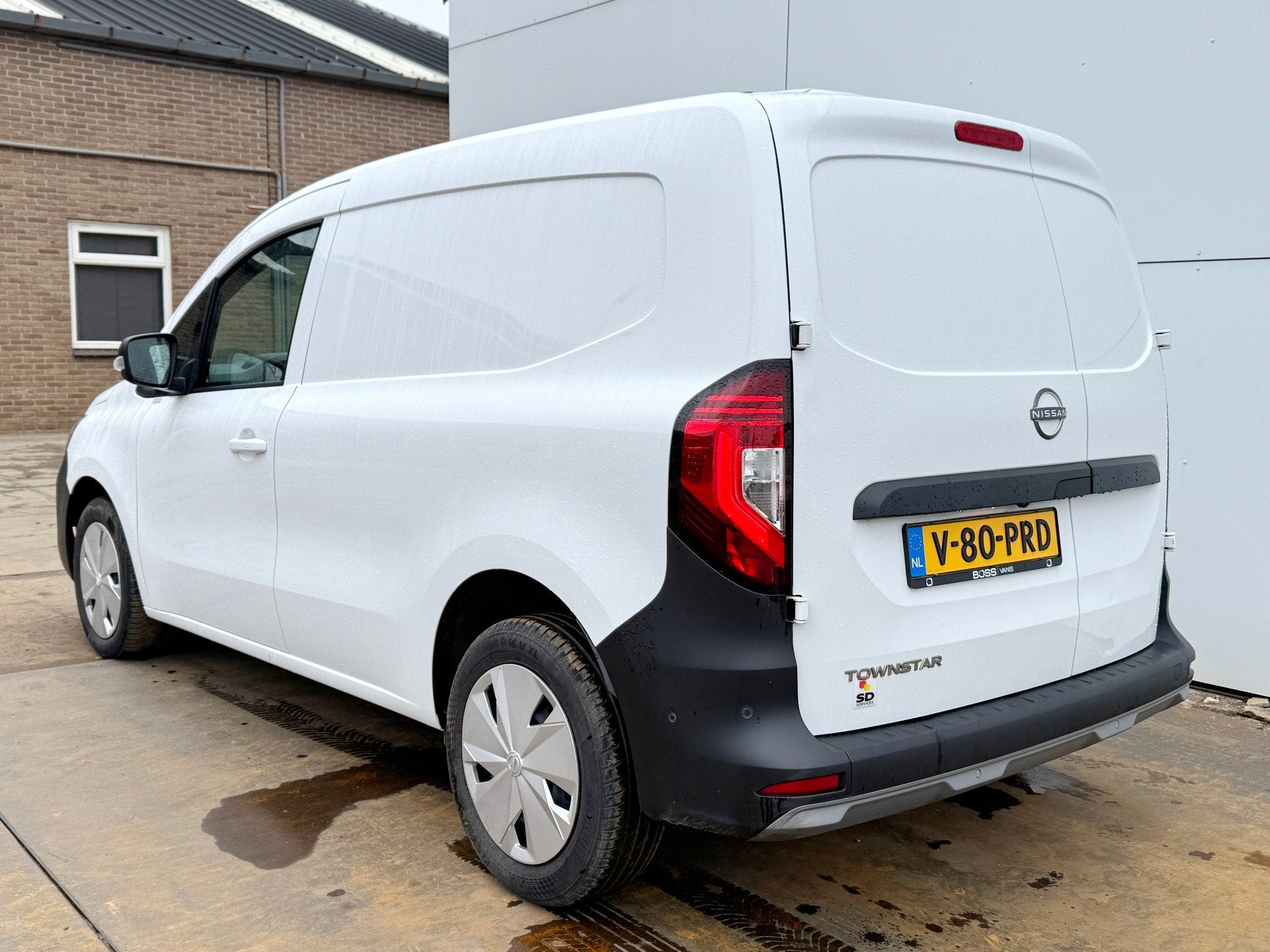 Nissan Townstar 1.3 130PK *Benzine* L1H1 LED Airco Cruise Co, Auto's, Gebruikt, Euro 6, Wit, 130 pk