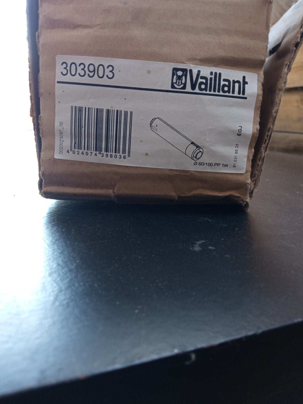Vaillant Concentrische Verlengpijp (artikelnummer 303903), Bricolage & Construction, Tuyaux & Évacuations, Neuf, Autres types