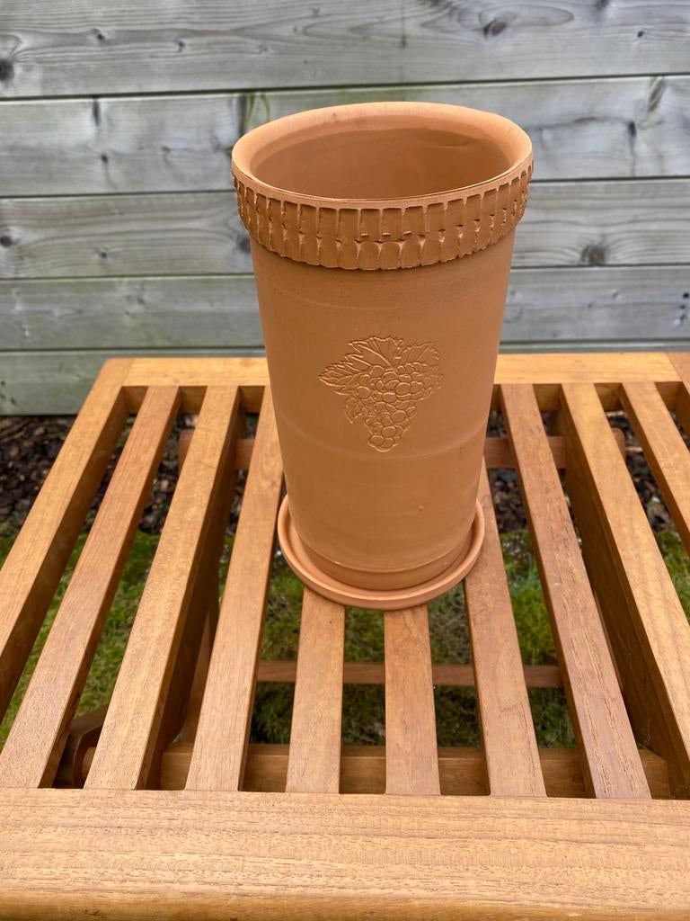 Terra cotta Wijn koeler of bloemvaas, Ophalen of Verzenden