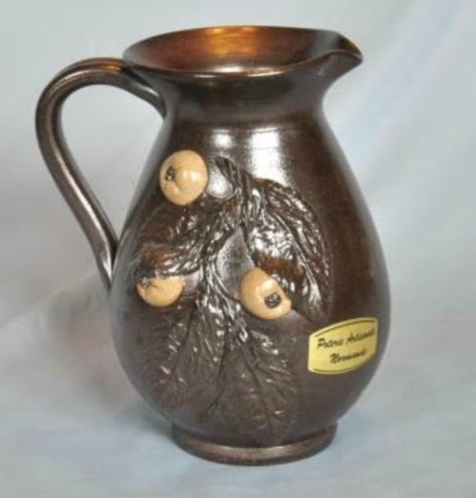 §  pichet grès brun poterie normande, Antiek en Kunst, Ophalen of Verzenden