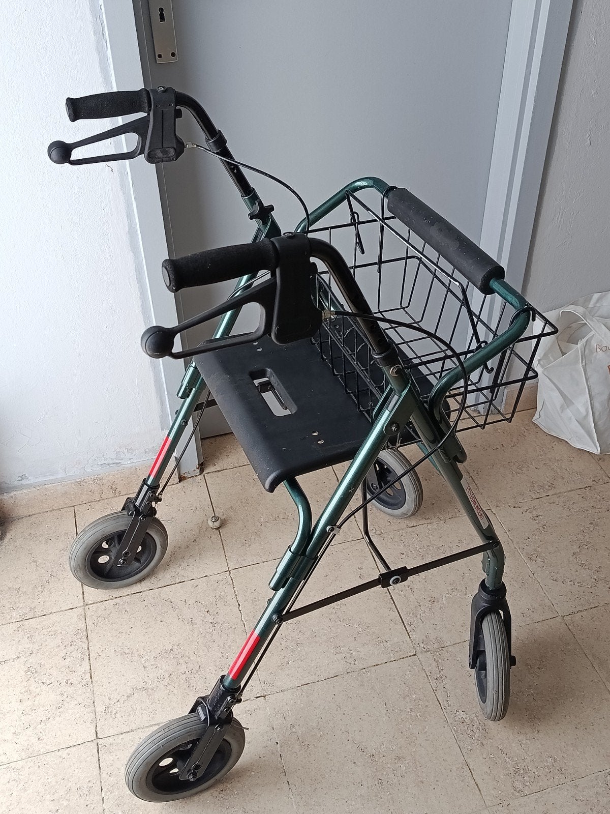 Rollator 4 roues + Cadre de marche, Divers, Enlèvement ou Envoi