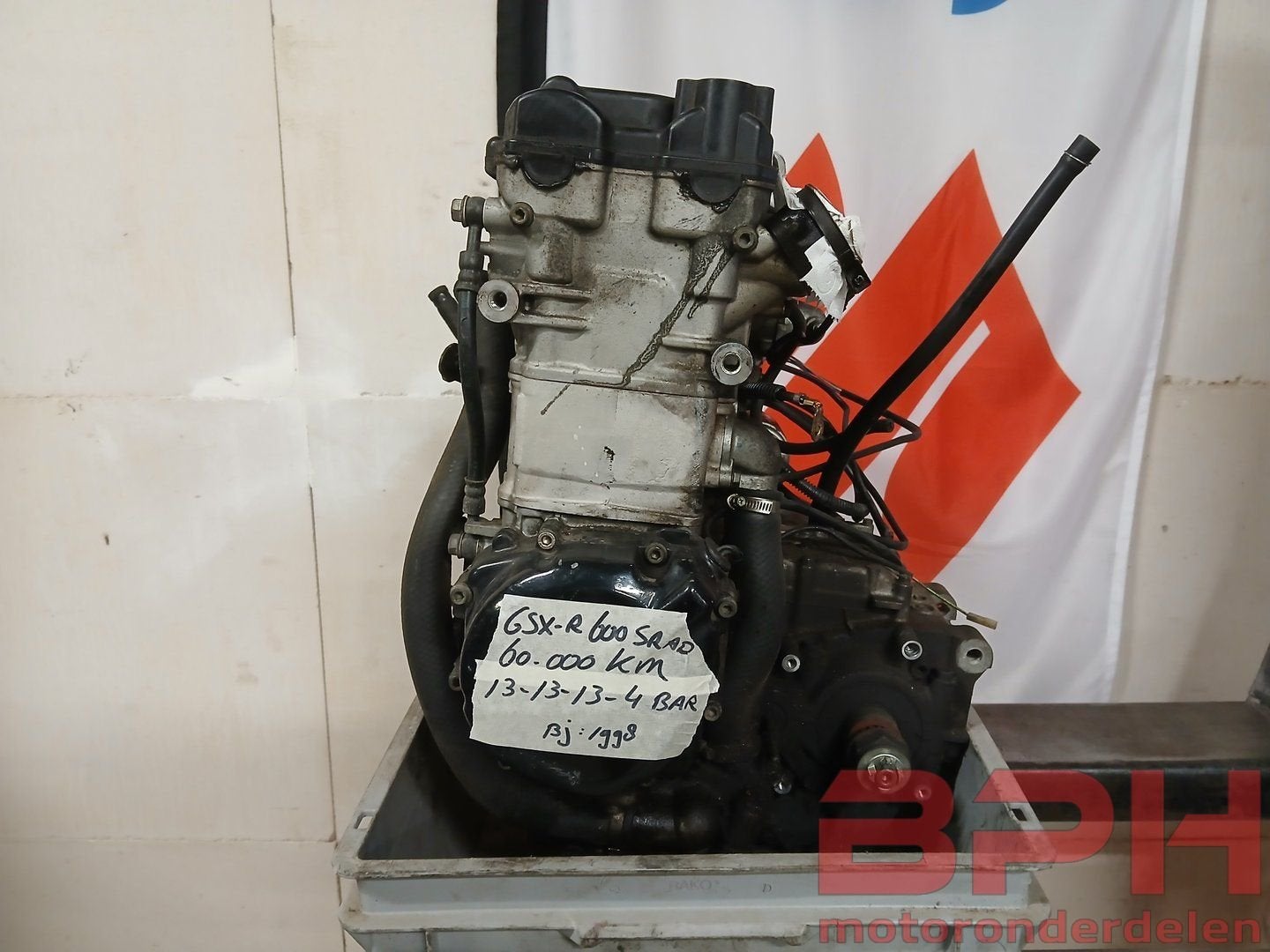 Motorblok Suzuki GSX-R 600 SRAD 1997 t/m 2000 motor engine G, -, -, Enlèvement, Utilisé