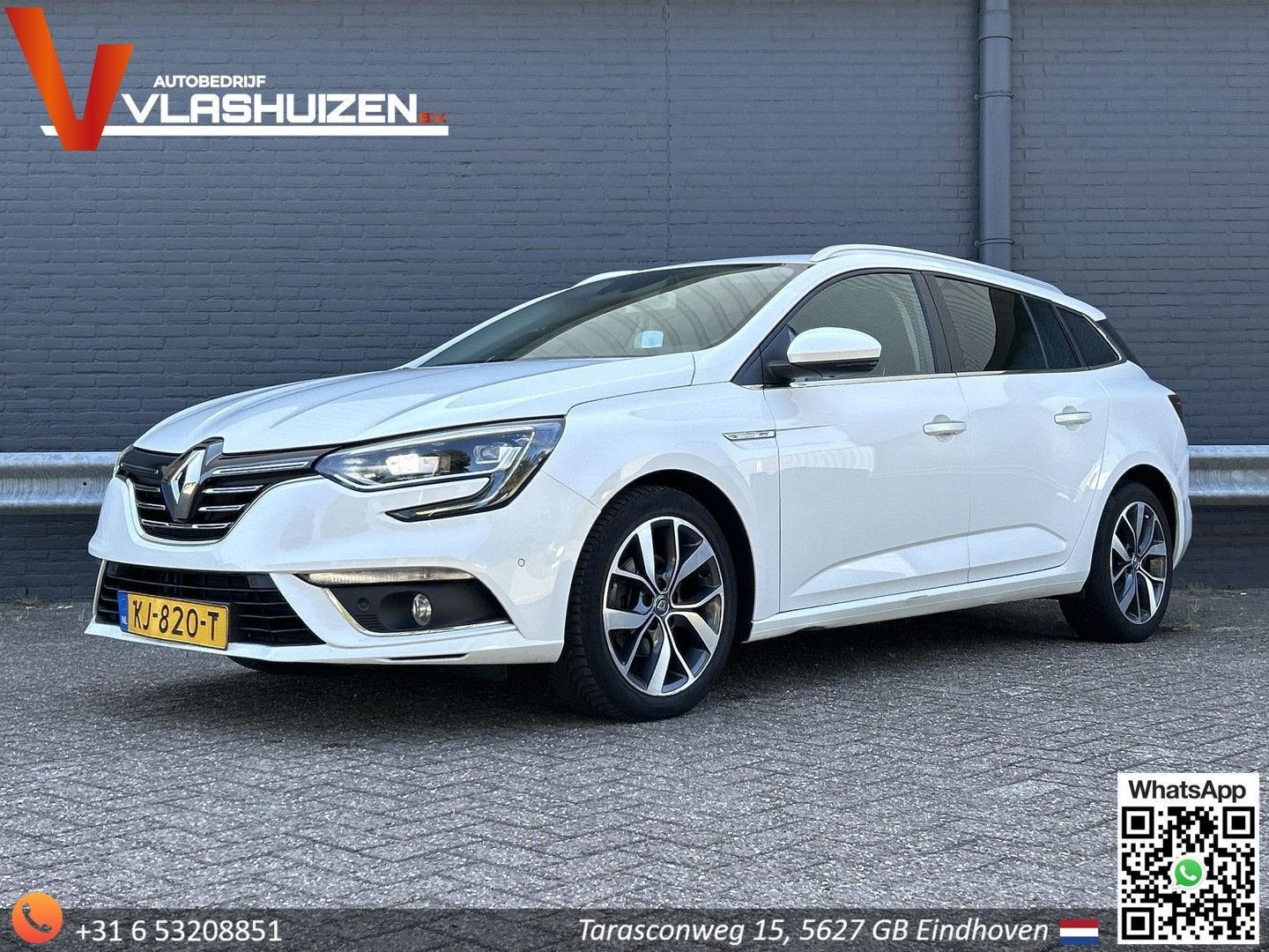 Renault Megane Estate 1.5 dCi Bose | € 5.350,- NETTO! | Lede, Auto's, Renault, Wit, Bedrijf, 95 g/km, Te koop