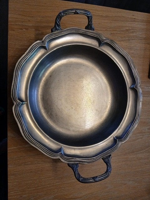 Tinnen schaal 32 cm, Enlèvement