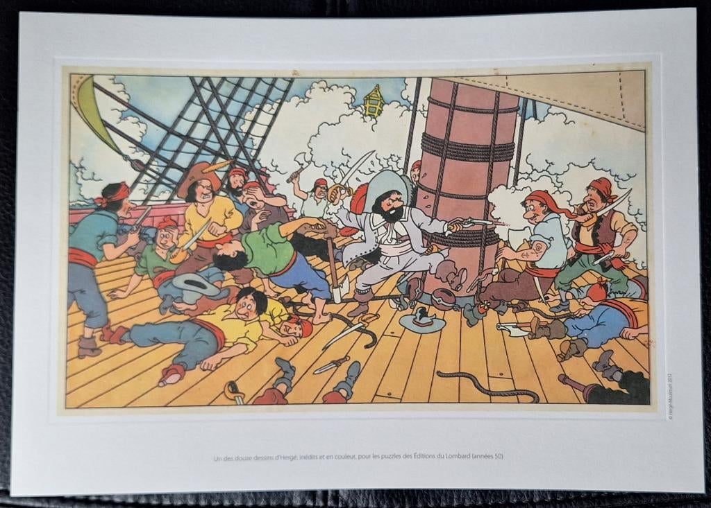 tiré à part tintin, Enlèvement, Tintin, Neuf, Image, Affiche ou Autocollant