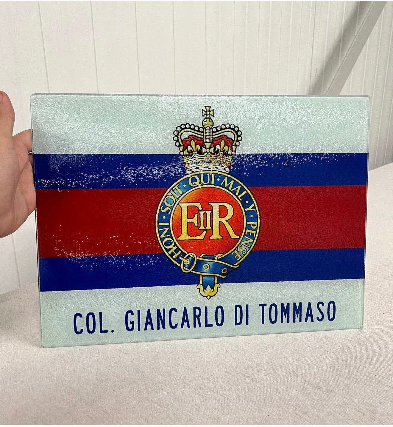 Honi soit qui mal y pense Brits Leger British Army snijplank, Ophalen of Verzenden, Landmacht