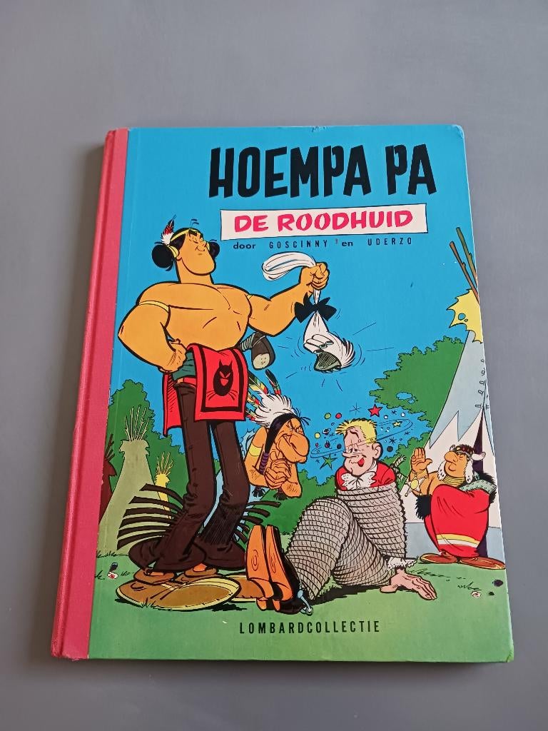 Hoempa pa de Roodhuid, HC 1ste druk, goede staat, Boeken, Stripverhalen, Gelezen, Eén stripboek, Ophalen of Verzenden
