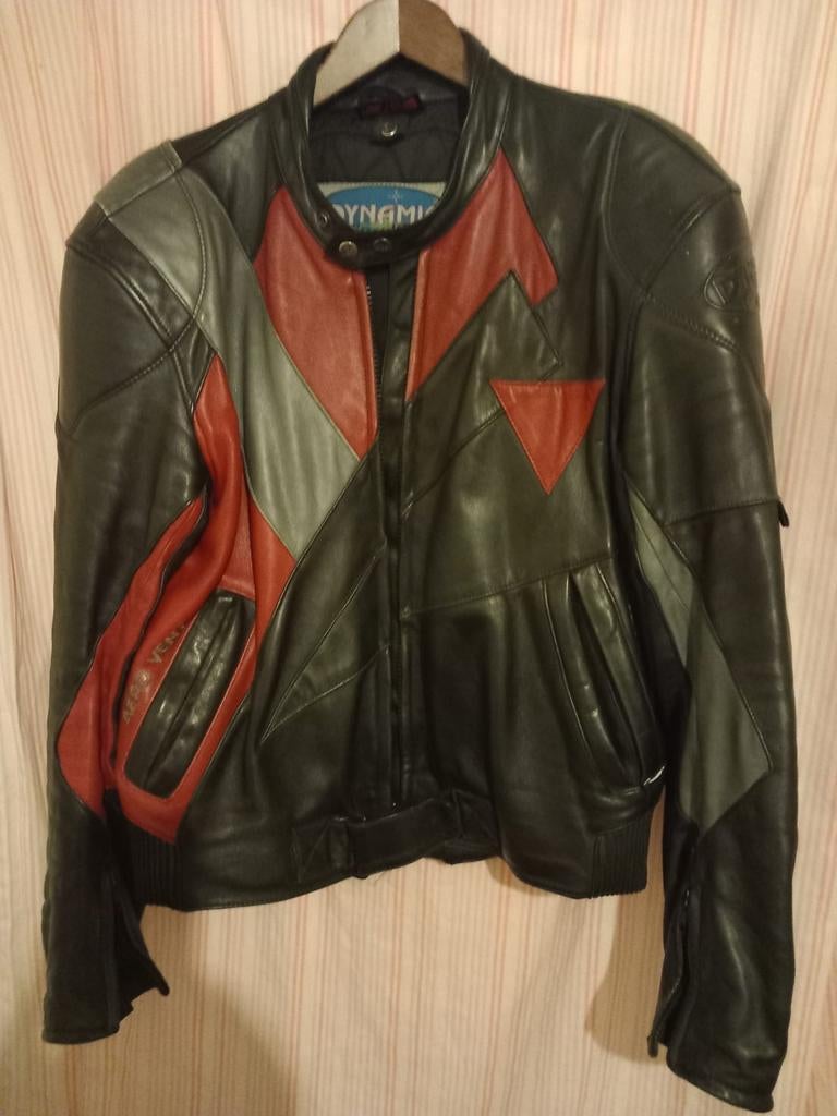 Lederen zomervest MQP, Motoren, Kleding | Motorkleding, Ophalen, Tweedehands, Heren, Jas | leer