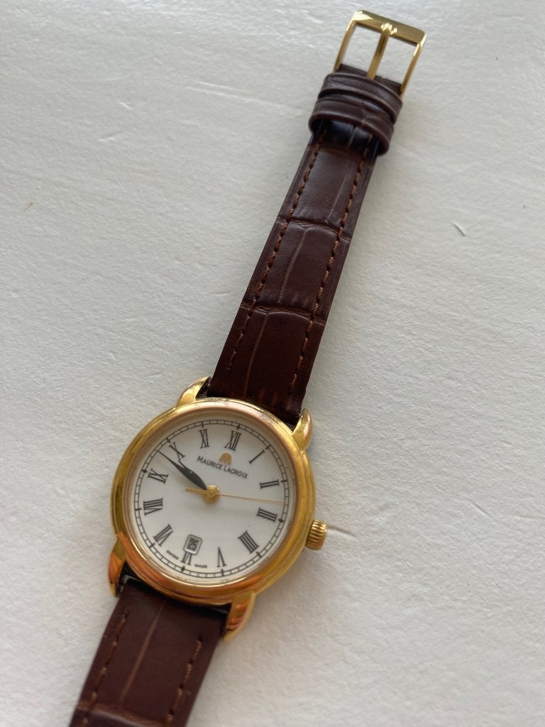 Montre femme - Maurice Lacroix, Bijoux, Sacs & Beauté, Montre-bracelet, Autres marques, Cuir, Comme neuf