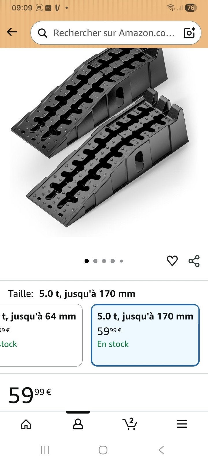 Rampes de levage pour voitures, Enlèvement, Comme neuf