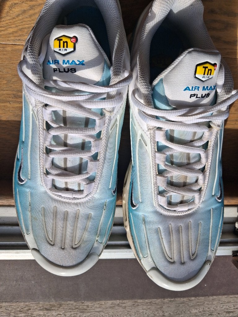 Air Max Plus 3 TN (wit/blauw) 180€  maat 44, Sport en Fitness, Basketbal, Ophalen, Gebruikt, Schoenen