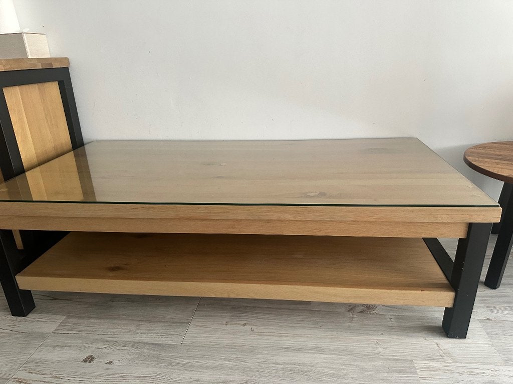 Salon tafel Santos, Huis en Inrichting, Ophalen, 50 – 75, Gebruikt, Eikenhout