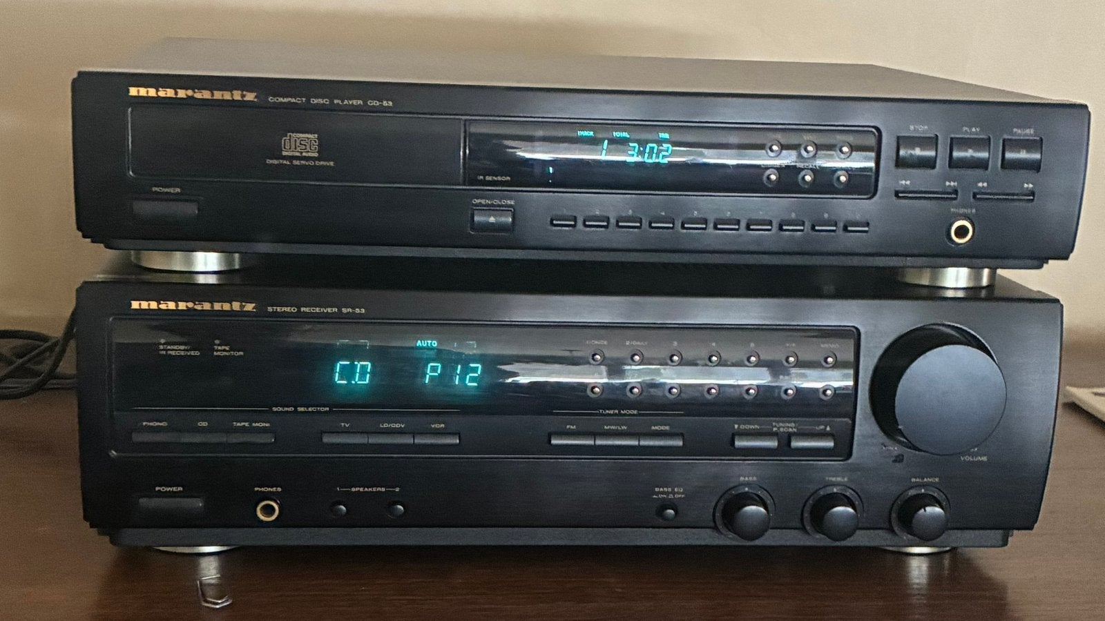 Radio/versterker en cd speler en 2 Luidsprekers, Ophalen, Gebruikt, Overige merken