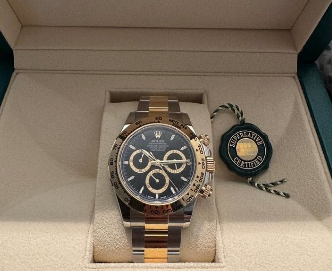 Rolex Daytona 2026 126503 Goud staal Nieuw / Met Factuur, Ophalen, Rolex, Polshorloge, Nieuw