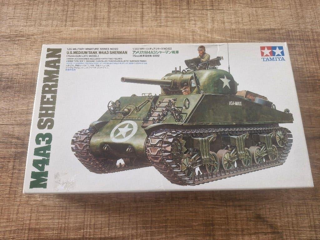 Tamiya 1/35 M4A3 Sherman, Tank, 1:32 tot 1:50, Nieuw, Ophalen of Verzenden